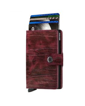 Secrid mini wallet leather Dutch Martin bordeaux